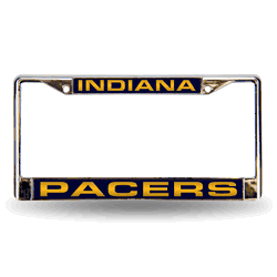 Indiana Pacers Blue Laser Chrome Frame
