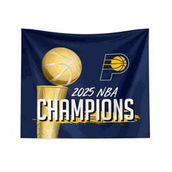 Indiana Pacers NBA Banner Up Printed Wall Hanging 34 x 40 inches