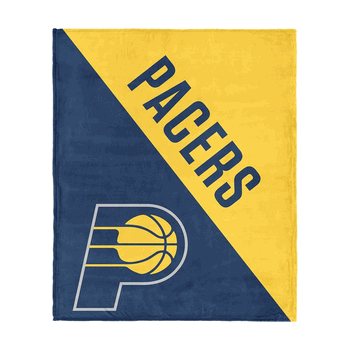 Indiana Pacers NBA Halftone Silk Touch Throw Blanket 46x60 inches