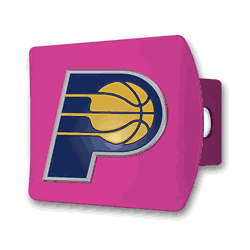 Indiana Pacers Pink Metal Hitch Cover with  3D Color Emblem