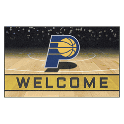 Indiana Pacers Rubber Door Mat - 18in. x 30in.