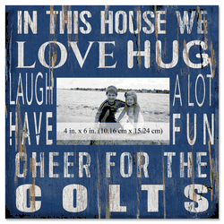 Indianapolis Colts 10x10 In This House Frame