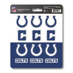 Indianapolis Colts 12 Count Mini Decal Sticker Pack