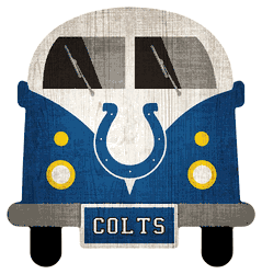 Indianapolis Colts 12" Team Bus Sign