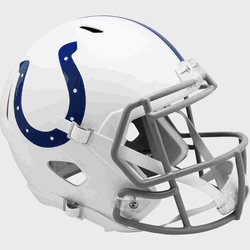 Indianapolis Colts 2004 to 2019 Speed Replica Full Size Throwback Helmet