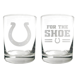 Indianapolis Colts 2pc Rocks Glass Set
