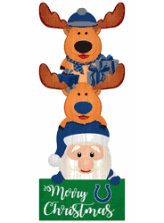 Indianapolis Colts 31" Santa Stack Leaner