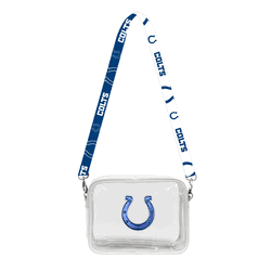 Indianapolis Colts 3D Logo Clear Fanny Fan Purse