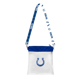 Indianapolis Colts 3D Logo Clear Satchelette