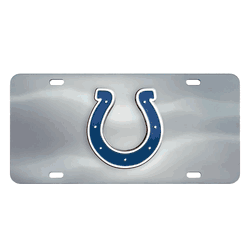Indianapolis Colts 3D Stainless Steel License Plate