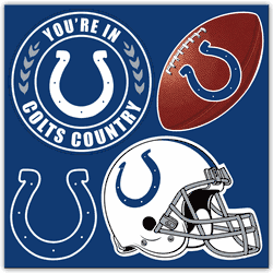 Indianapolis Colts 4 Piece Magnet Set