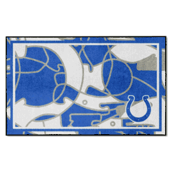 Indianapolis Colts 4ft. x 6ft. Plush Area Rug XFIT Design