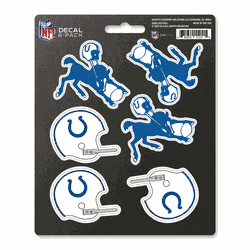 Indianapolis Colts 6 Count Mini Decal Sticker Pack
