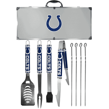Indianapolis Colts 8 pc Logo BBQ Set