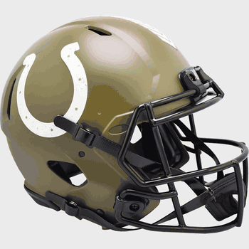 Indianapolis Colts  Authentic Speed Full Size Football Helmet SALUTE TO SERVICE