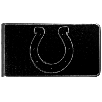 Indianapolis Colts Black and Steel Money Clip