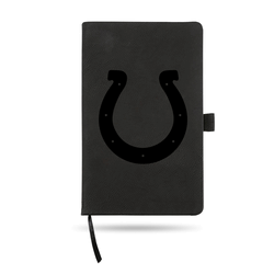 Indianapolis Colts Black - Primary Laser Engraved Small Notepad