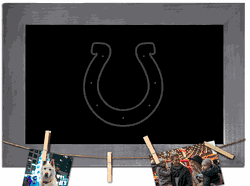 Indianapolis Colts Blank Chalkboard with frame & clothespins 11x19 Sign