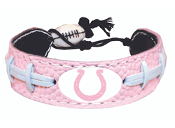 Indianapolis Colts Bracelet Pink Football