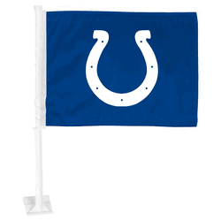 Indianapolis Colts Car Flag Large 1pc 11" x 14"