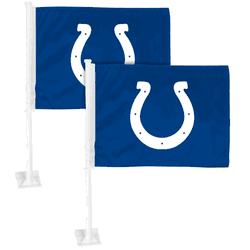 Indianapolis Colts Car Flag Large 1pc 11" x 14"