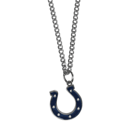 Indianapolis Colts Chain Necklace with Small Charm
