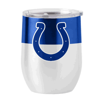 Indianapolis Colts Colorblock 16oz Stainless Curved Beverage
