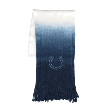 Indianapolis Colts Dip Dye Scarf Med Blue