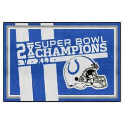 Indianapolis Colts Dynasty 5ft. x 8ft. Plush Area Rug