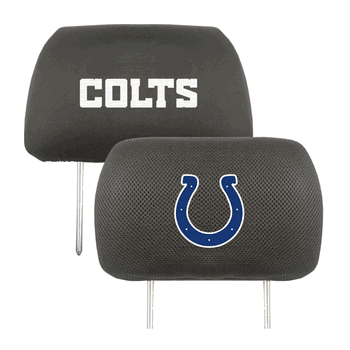 Indianapolis Colts Embroidered Head Rest Cover Set - 2 Pieces