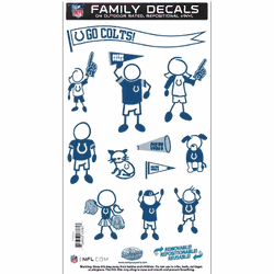 Indianapolis Colts Family Decal Set Medium