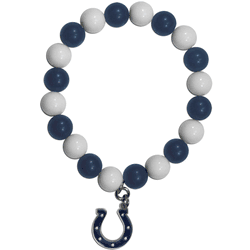 Indianapolis Colts Fan Bead Bracelet