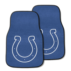 Indianapolis Colts Front Carpet Car Mat Set - 2 Pieces