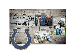 Indianapolis Colts I Love my Family Clip Frame
