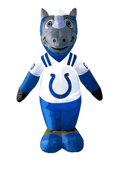 Indianapolis Colts 7 FT Inflatable Mascot