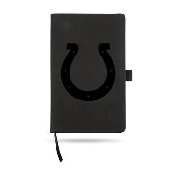 Indianapolis Colts Black - Primary Laser Engraved Small Notepad