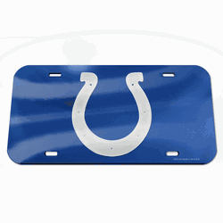 Indianapolis Colts License Plate - Crystal Mirror - Logo