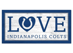 Indianapolis Colts Love 6x12 Sign