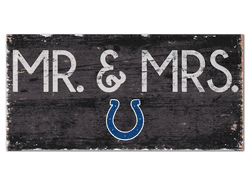 Indianapolis Colts Mr & Mrs Sign