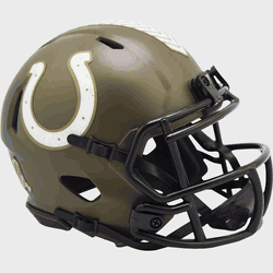 Indianapolis Colts NFL Mini Speed Football Helmet SALUTE TO SERVICE