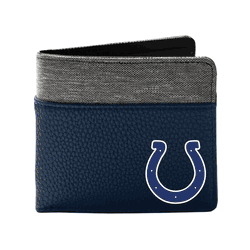 Indianapolis Colts Pebble BiFold Wallet NAVY