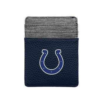 Indianapolis Colts Pebble Front Pocket Wallet Navy