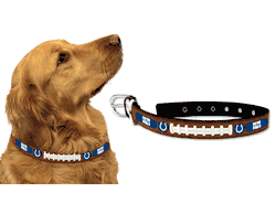 Indianapolis Colts Pet Collar Classic Football Size Medium CO