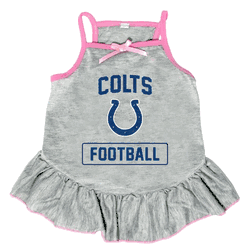 Indianapolis Colts Pet Dress Grey Type XLarge
