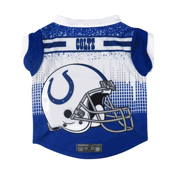 Indianapolis Colts Pet Performance Tee Shirt Xtra Small