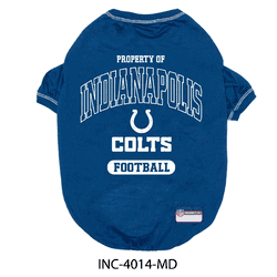 Indianapolis Colts Pet Tee Shirt - Medium