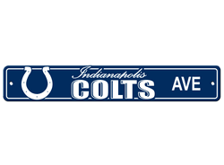 Indianapolis Colts Plastic Street Sign