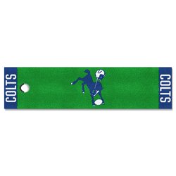 Indianapolis Colts Putting Green Mat - 1.5ft. x 6ft., NFL Vintage