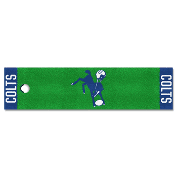Indianapolis Colts Putting Green Mat - 1.5ft. x 6ft., NFL Vintage