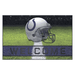 Indianapolis Colts Rubber Door Mat - 18in. x 30in.